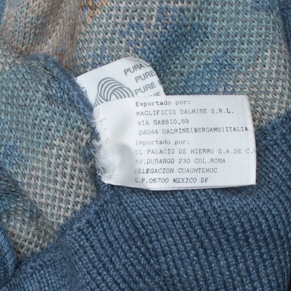 DALMINE UOMO Wool Sweater Size 54 Made in Italy - Picture 6 of 9